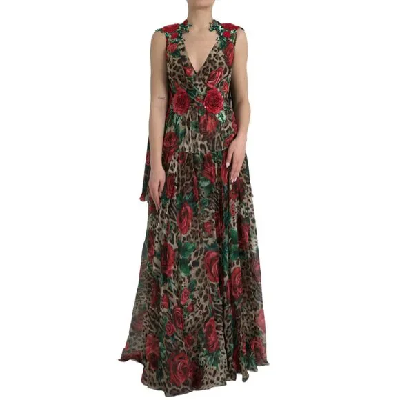 green emerald velvet dress Dolce & Gabbana Tulle Slip Dress - Blue